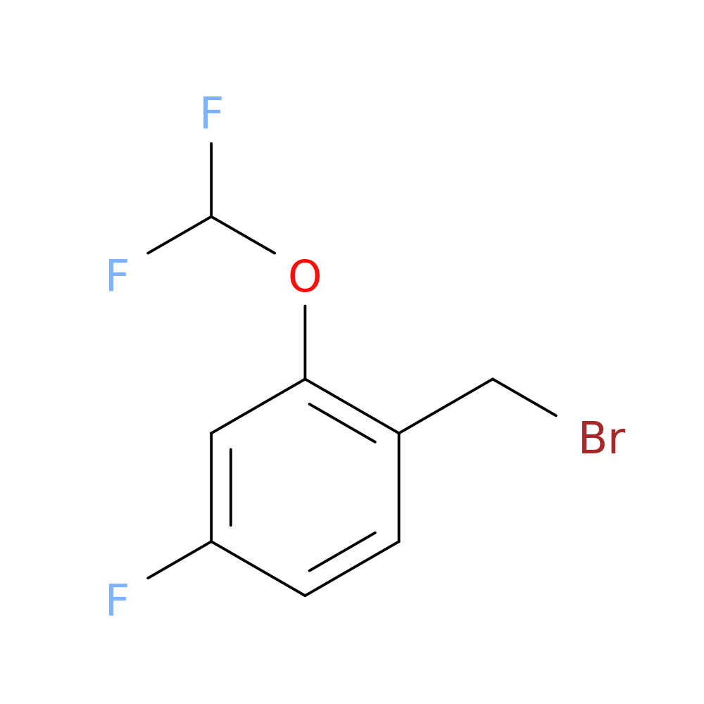 1-(Bromomethyl)-2-(difluoromethoxy)-4-fluorobenzene