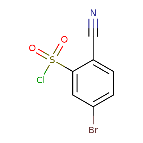 5-Bromo-2-cyanobenzene-1-sulfonyl chloride