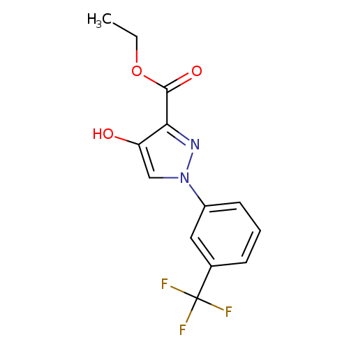 ETHYL 4-HYDROXY-1-(3-(TRIFLUOROMETHYL)PHENYL)-1H-PYRAZOLE-3-CARBOXYLATE