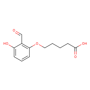 5-(2-Formyl-3-hydroxyphenoxy)pentanoic acid