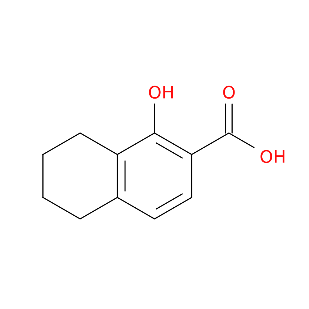 1-Hydroxy-5,6,7,8-tetrahydronaphthalene-2-carboxylic acid