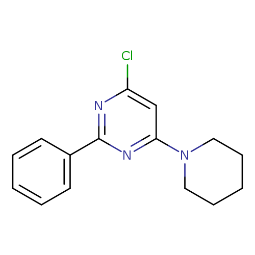4-chloro-2-phenyl-6-(piperidin-1-yl)pyrimidine
