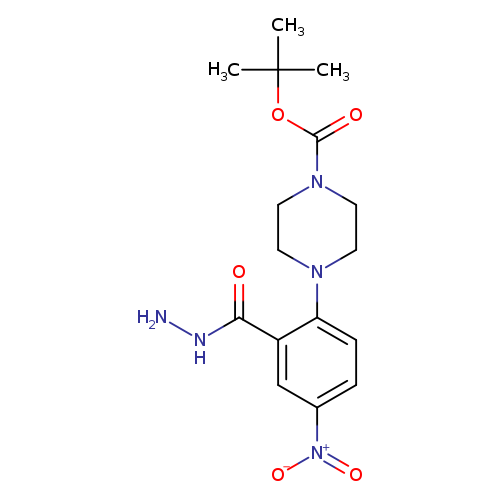 tert-butyl 4-[2-(hydrazinecarbonyl)-4-nitrophenyl]piperazine-1-carboxylate