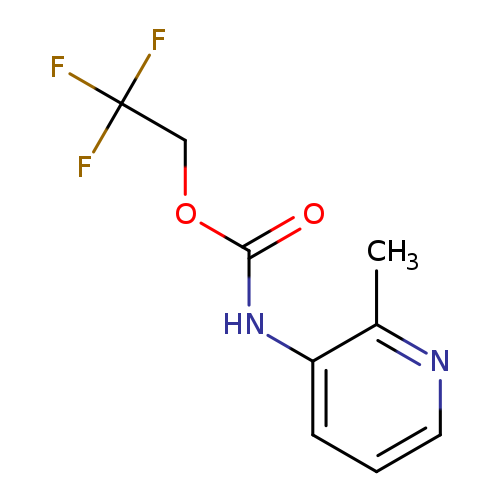 2,2,2-trifluoroethyl N-(2-methylpyridin-3-yl)carbamate