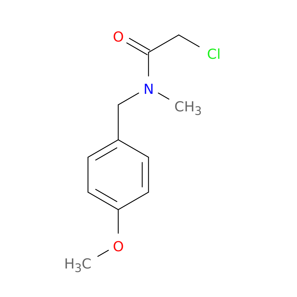 2-chloro-N-[(4-methoxyphenyl)methyl]-N-methylacetamide