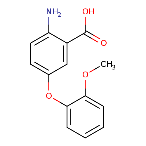 Benzoicacid, 2-amino-5-(2-methoxyphenoxy)-