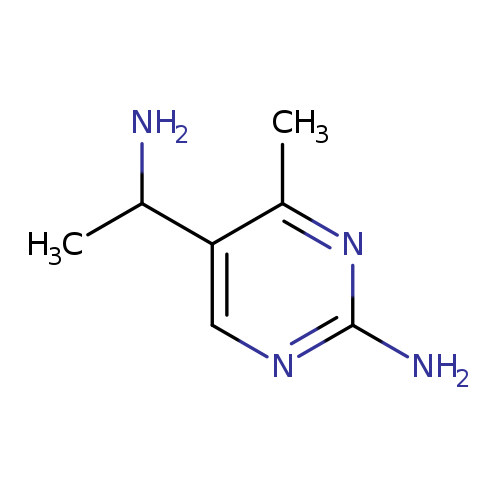 5-(1-aminoethyl)-4-methylpyrimidin-2-amine