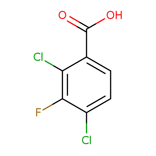 Benzoic acid, 2,4-dichloro-3-fluoro-