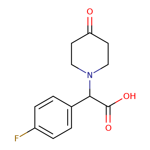 (4-Fluoro-phenyl)-(4-oxo-piperidin-1-yl)-acetic acid