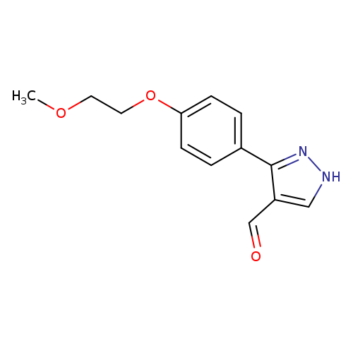 3-[4-(2-methoxyethoxy)phenyl]-1H-pyrazole-4-carbaldehyde