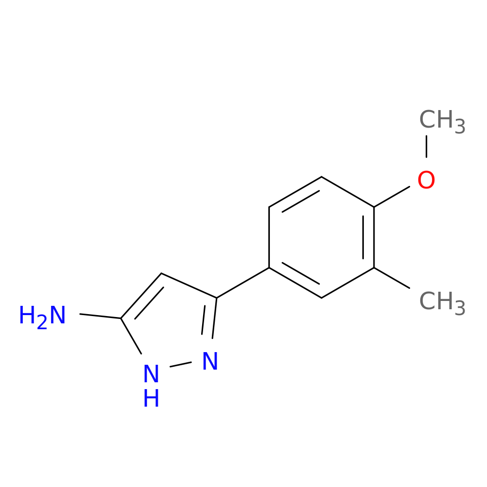 3-(4-methoxy-3-methylphenyl)-1H-pyrazol-5-amine