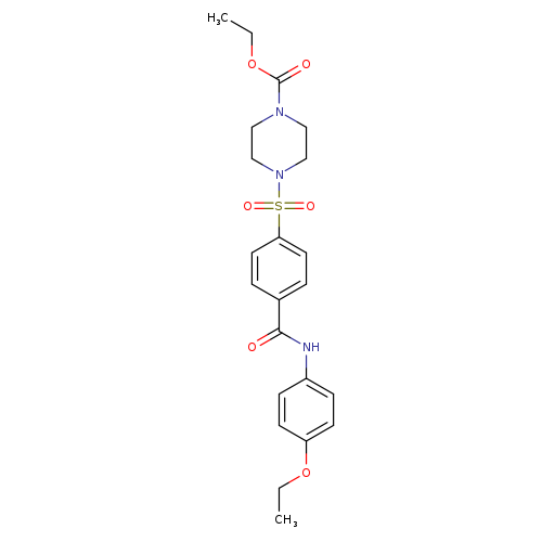 ethyl 4-{4-[(4-ethoxyphenyl)carbamoyl]benzenesulfonyl}piperazine-1-carboxylate