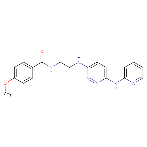 4-methoxy-N-[2-({6-[(pyridin-2-yl)amino]pyridazin-3-yl}amino)ethyl]benzamide