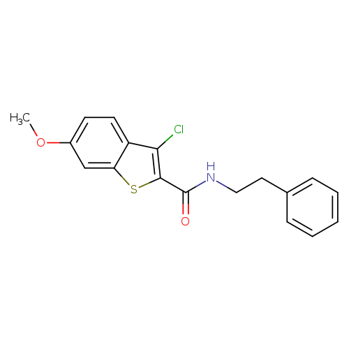 Benzo[b]thiophene-2-carboxamide, 3-chloro-6-methoxy-N-(2-phenylethyl)- (9CI)
