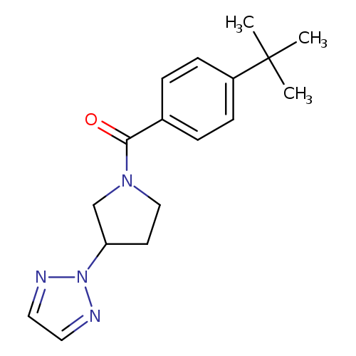 2-[1-(4-tert-butylbenzoyl)pyrrolidin-3-yl]-2H-1,2,3-triazole