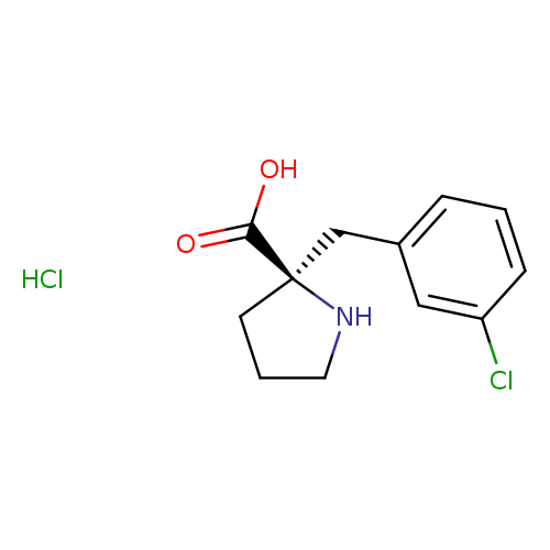 (R)-2-(3-Chlorobenzyl)pyrrolidine-2-carboxylic acid hydrochloride