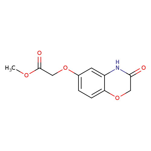 Methyl [(3-oxo-3,4-dihydro-2h-1,4-benzoxazin-6-yl)oxy]acetate