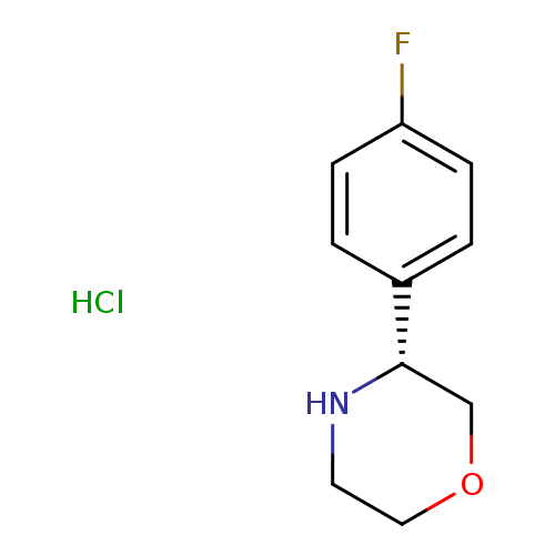 (3R)-3-(4-Fluorophenyl)morpholine hcl