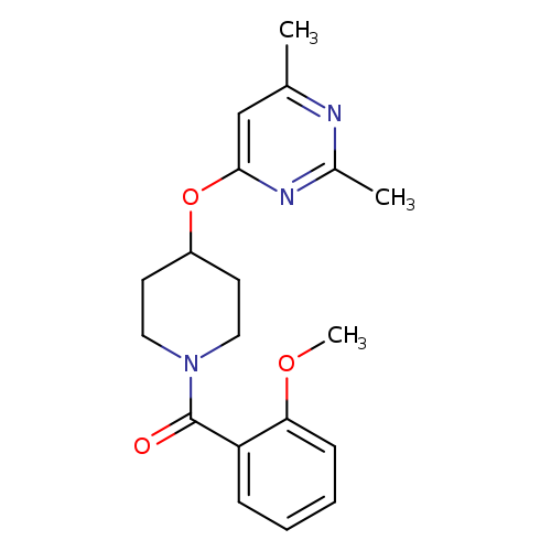 4-{[1-(2-methoxybenzoyl)piperidin-4-yl]oxy}-2,6-dimethylpyrimidine