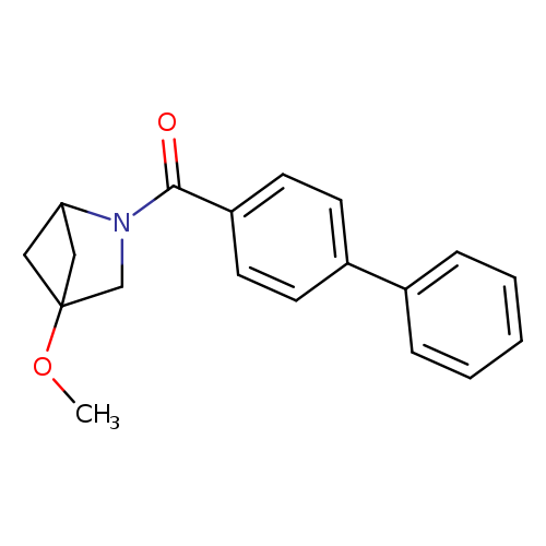 2-{[1,1'-biphenyl]-4-carbonyl}-4-methoxy-2-azabicyclo[2.1.1]hexane