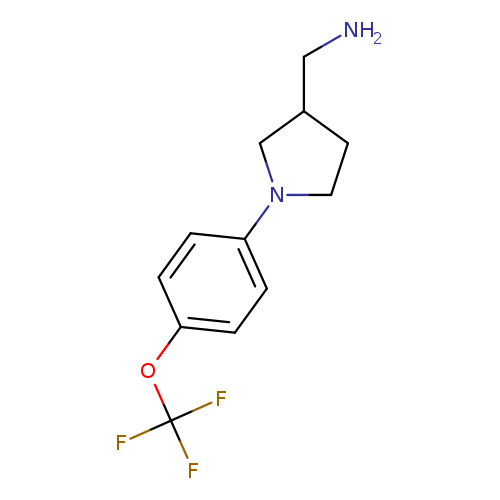 (1-[4-(Trifluoromethoxy)phenyl]pyrrolidin-3-yl)methanamine