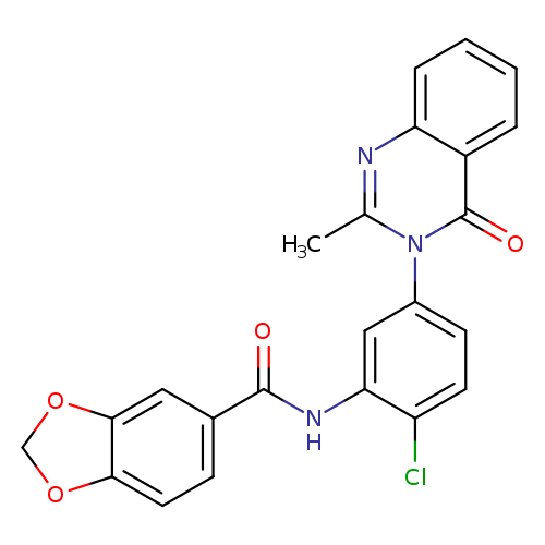 N-[2-chloro-5-(2-methyl-4-oxo-3,4-dihydroquinazolin-3-yl)phenyl]-2H-1,3-benzodioxole-5-carboxamide