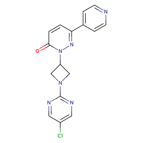 2-[1-(5-chloropyrimidin-2-yl)azetidin-3-yl]-6-(pyridin-4-yl)-2,3-dihydropyridazin-3-one