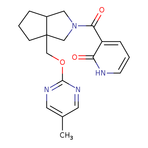 3-(3a-{[(5-methylpyrimidin-2-yl)oxy]methyl}-octahydrocyclopenta[c]pyrrole-2-carbonyl)-1,2-dihydropyridin-2-one