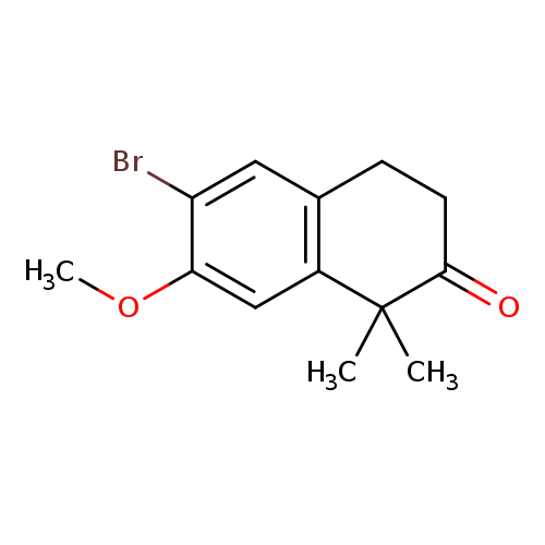 2(1H)-Naphthalenone, 6-bromo-3,4-dihydro-7-methoxy-1,1-dimethyl-