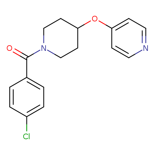 4-{[1-(4-chlorobenzoyl)piperidin-4-yl]oxy}pyridine