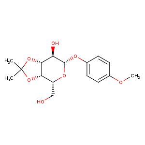 (3aS,4R,6S,7R,7aR)-4-(Hydroxymethyl)-6-(4-methoxyphenoxy)-2,2-dimethyltetrahydro-3aH-[1,3]dioxolo[4,5-c]pyran-7-ol