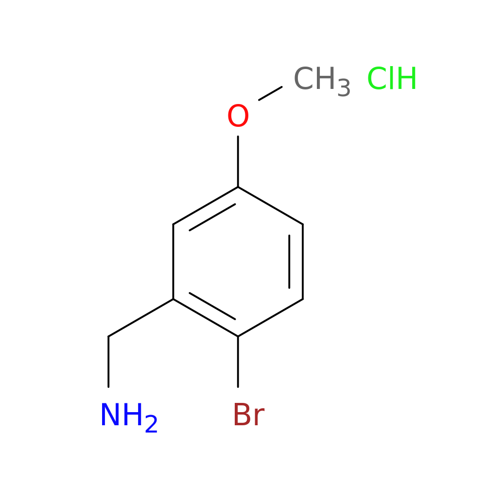 (2-Bromo-5-methoxyphenyl)methanamine hydrochloride