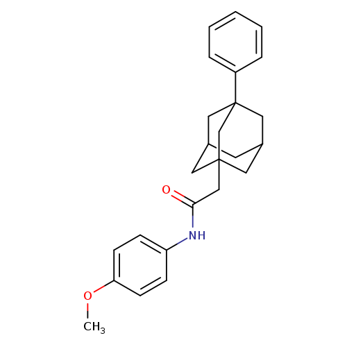 N-(4-methoxyphenyl)-2-(3-phenyladamantan-1-yl)acetamide