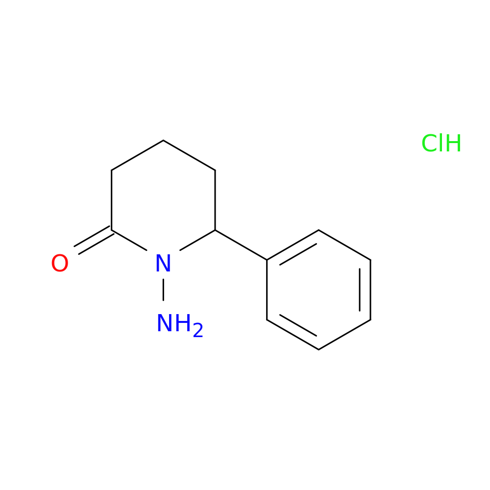 1-amino-6-phenylpiperidin-2-one hydrochloride