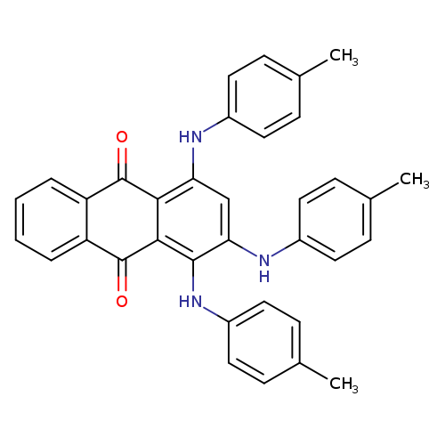 1,2,4-tri(4-toluidino)anthra-9,10-quinone