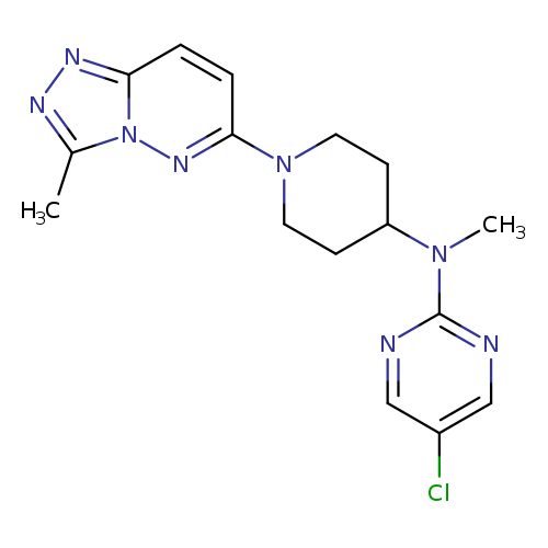 5-chloro-N-methyl-N-(1-{3-methyl-[1,2,4]triazolo[4,3-b]pyridazin-6-yl}piperidin-4-yl)pyrimidin-2-amine