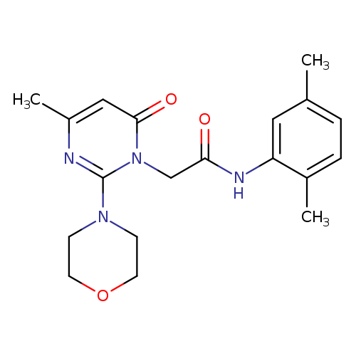 N-(2,5-dimethylphenyl)-2-[4-methyl-2-(morpholin-4-yl)-6-oxo-1,6-dihydropyrimidin-1-yl]acetamide