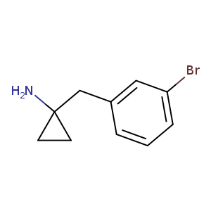1-[(3-bromophenyl)methyl]cyclopropan-1-amine