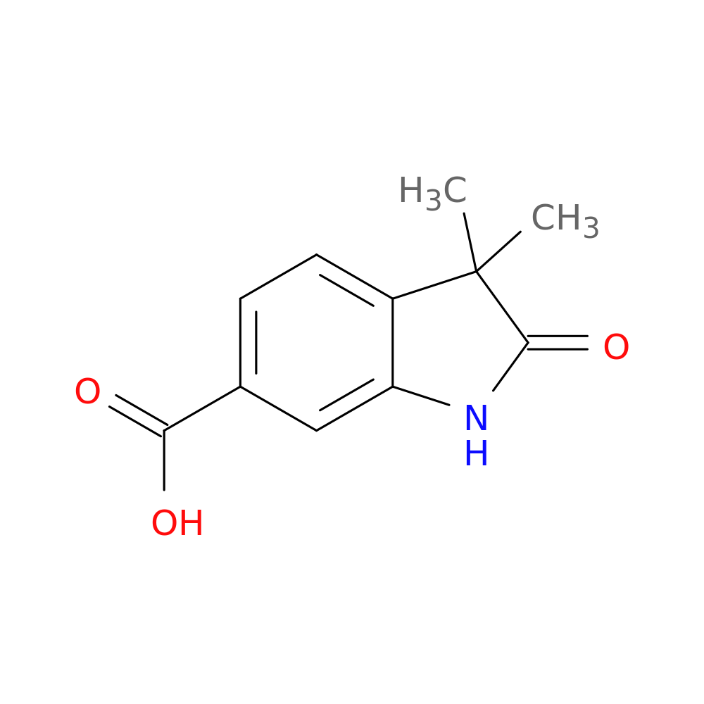 3,3-Dimethyl-2-oxoindoline-6-carboxylic acid