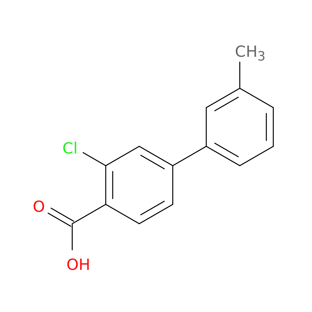2-Chloro-4-(3-methylphenyl)benzoic acid