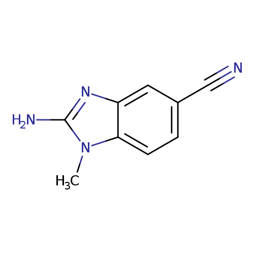 2-amino-1-methyl-1h-1,3-benzodiazole-5-carbonitrile