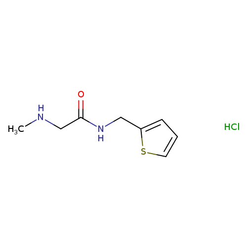 2-(methylamino)-N-(thiophen-2-ylmethyl)acetamide hydrochloride
