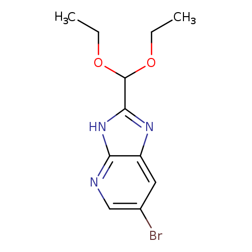 6-bromo-2-(diethoxymethyl)-3h-imidazo[4,5-b]pyridine