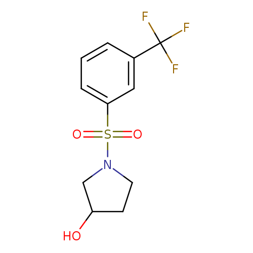 1-[3-(trifluoromethyl)benzenesulfonyl]pyrrolidin-3-ol
