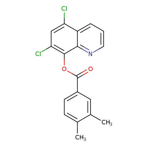 5,7-dichloroquinolin-8-yl 3,4-dimethylbenzoate