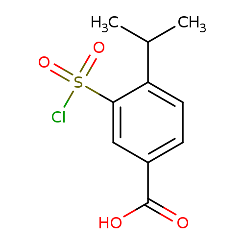 3-Chlorosulfonyl-4-isopropylbenzoicacid