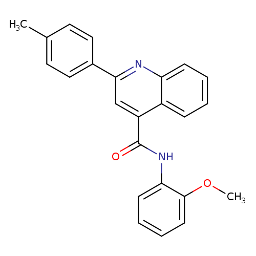 N-(2-methoxyphenyl)-2-(4-methylphenyl)-4-quinolinecarboxamide