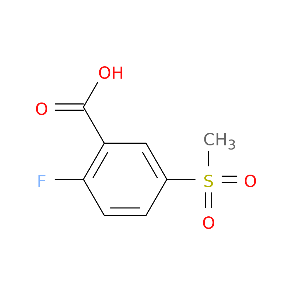 2-fluoro-5-methylsulfonylbenzoic acid