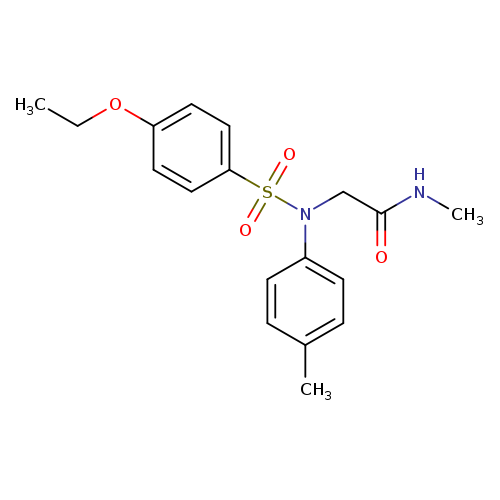2-{[(4-ethoxyphenyl)sulfonyl]-4-methylanilino}-N-methylacetamide