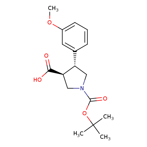 Boc-(+/-)-trans-4-(3-methoxy-phenyl)-pyrrolidine-3-carboxylic acid